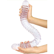 DoublePlayz Big Tortos – átlátszó prémium dildó (55cm x 5.5cm) műpénisz, dildó