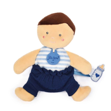 Doudou baba 18 cm kék baba