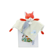  Doudou Darčeková sada Plyšový muchláčik líška Romarin 27 cm készségfejlesztő