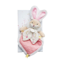 Doudou et Compagnie Paris Doudou Ajándék készlet - rózsaszín nyúl barát 24 cm készségfejlesztő