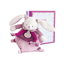 Doudou et Compagnie Paris Doudou Ajándék készlet - zenélő rózsaszín nyuszi 17 cm készségfejlesztő