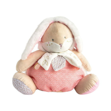 Doudou et Compagnie Paris Doudou Pink nyuszi pizsama tároló 38cm készségfejlesztő