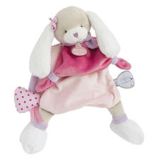 Doudou et Compagnie Paris Doudou plüss rózsaszín kutya báb 28 cm készségfejlesztő