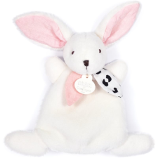 Doudou Happy Rabbit plüss játék Pink 17 cm 1 db készségfejlesztő