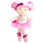Doudou Jolijou Paris Doudou Jolijou játék baba Mini balerina "Les Tutus" 23 cm 1 db rózsaszín