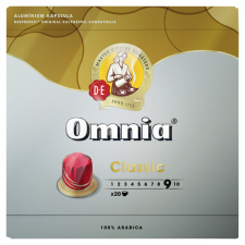 Douwe Egberts Omnia Classic őrölt-pörkölt kávé kapszulában 20 db 104 g kávé