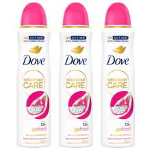 DOVE Advanced Care Go Fresh női Dezodor Dragon Fruit & Coconut 3x150ml kozmetikai ajándékcsomag
