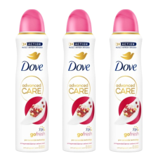 DOVE Advanced Care Go Fresh Pomegranate &amp; Lemon Verbena Scent Izzadásgátló 3x150ml dezodor
