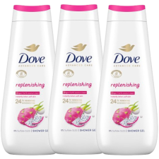 DOVE Advanced Care Krémtusfürdő Replenishing 3x400ml tusfürdők