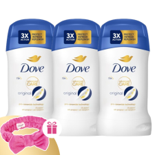 DOVE Advanced Care Original izzadásgátló női Stift 3x50ml + Ajándék Hajpánt dezodor