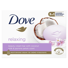 DOVE DOVE krémszappan 90 g Purely Pampering kókusztejjel és jázminszirommal szappan