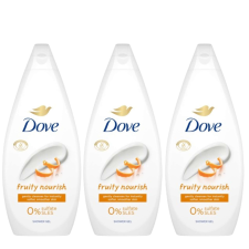 DOVE Fruity Nourish Krémtusfürdő 3x720ml tusfürdők