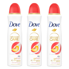 DOVE Go Fresh női Dezodor Peach & White blossom 3x150ml dezodor