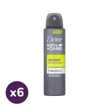 DOVE Men+Care Sport Active+Fresh izzadásgátló aeroszol (6x150 ml) dezodor