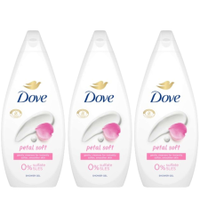 DOVE Petal Soft Krémtusfürdő 3x720ml tusfürdők