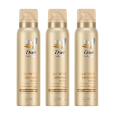 DOVE Summer Revived önbarnító hab világos-közepes árnyalatú bőrre (3x150 ml) önbarnító