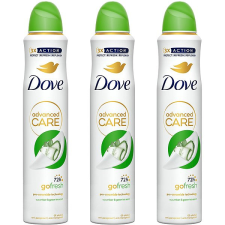 DOVE Triopack Go Fresh uborka és zöld tea 200 ml dezodor