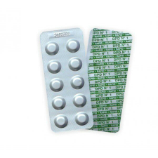 DPD1 tabletta szabad klór méréshez (10db tabletta) medence kiegészítő