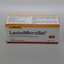Dr.aliment lactomicrosel tabletta 40 db gyógyhatású készítmény