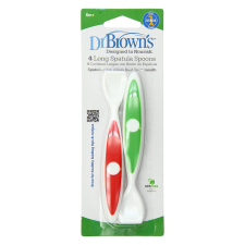  Dr. Browns spatula kanál 6hó 4db zöld-piros babaétkészlet