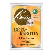 Dr.chen Béta-Karotin+ E-vitamin+Cink lágyzselatin kapszula 60 db vitamin