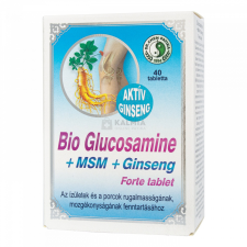 Dr. Chen Bio Glucosamine+MSM+Ginseng Forte tabletta 40 db vitamin és táplálékkiegészítő