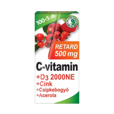  Dr. Chen C-VITAMIN 500MG RETARD+D3+ACEROLA TABLETTA - 105DB vitamin és táplálékkiegészítő