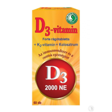 Dr. Chen D3-vitamin Forte rágótabletta 1200 mg (60 db) vitamin és táplálékkiegészítő
