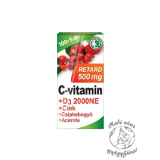Dr. Chen Dr. Chen C-vitamin 500mg Retard+D3+Acerola tabletta - 105db vitamin és táplálékkiegészítő