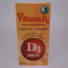 Dr Chen Dr.chen d3-vitamin forte rágótabletta 60 db vitamin és táplálékkiegészítő