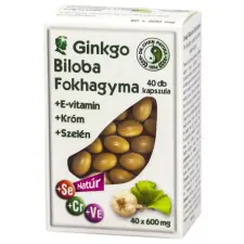  DR. CHEN GINKGO BILOBA FOKHAGYMA KAPSZULA 40X vitamin és táplálékkiegészítő