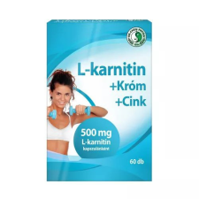  Dr.chen l-karnitin 500, króm és cink kapszula 60 db vitamin és táplálékkiegészítő