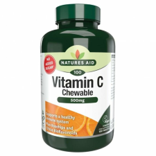 Dr. Chen Patika Natures Aid C-500 rágótabletta 100 db vitamin és táplálékkiegészítő