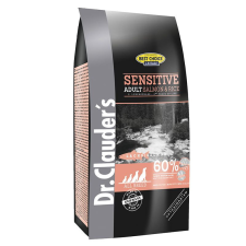 Dr.Clauders Adult Sensitive Lazac & Rizs 350g kutyaeledel