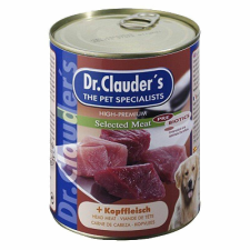Dr.Clauders Dog Selected Meat Fejhúsos konzerv 800g kutyaeledel