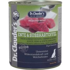 Dr.Clauders Dog Selected Meat Kacsás és édesburgonyás konzerv 800 g kutyaeledel