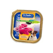 Dr.Clauders Dog Selected Meat Pulykás és rizses alutálka 100g kutyaeledel