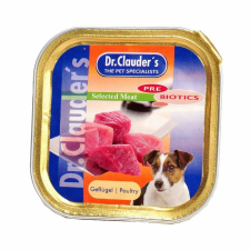 Dr.Clauders Dr.Clauders Dog Selected Meat Szárnyas alutálka 100g kutyaeledel