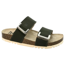 DR.FEET 16016 -os női Dr Feet bőr papucs - zold női papucs