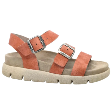 DR.FEET 16031-es női Dr Feet bőr papucs - narancssarga női papucs
