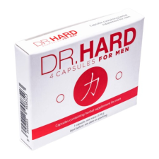 DR. HARD POTENCIANÖVELŐ KAPSZULA NEW FORMULA - 4 DB potencianövelő