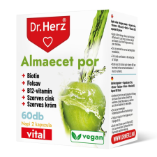  DR Herz Almaecet por + Biotin + Folsav kapszula 60 db DOBOZOS vitamin és táplálékkiegészítő