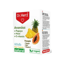 Dr. Herz Ananász + Papaya + Noni + C-vitamin kapszula 60 db vitamin és táplálékkiegészítő