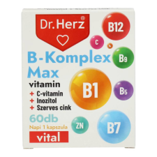 Dr. Herz B-Komplex Max 60 db kapszula vitamin és táplálékkiegészítő