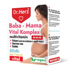  Dr. Herz Baba-Mama Vital Komplex kapszula (60 db) vitamin és táplálékkiegészítő