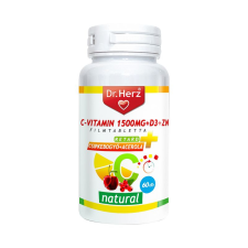  DR HERZ C-VITAMIN 1500MG+D3+ZN+CSIPKEBOGYÓ+ACEROLA TABLETTA 60X vitamin és táplálékkiegészítő