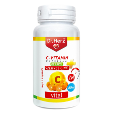  Dr. Herz C-vitamin + Szerves cink nyújtott felszívódású kapszula 60db vitamin és táplálékkiegészítő