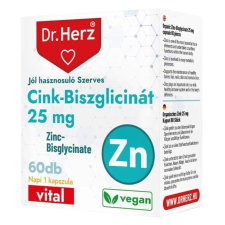 Dr. Herz Cink biszglicinát kapszula 60db vitamin és táplálékkiegészítő