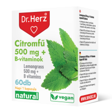 DR Herz Citromfű 500 mg + B-vitaminok 60 db kapszula doboz vitamin és táplálékkiegészítő