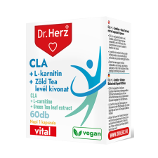  DR. HERZ CLA+L-KARNITIN+ZÖLD TEA KIVONAT KAPSZULA 60X vitamin és táplálékkiegészítő